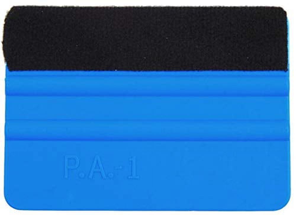 Plastic Felt Edge Squeegee 4 Inch for Car Vinyl Scraper Decal Applicator  Tool with Black Felt Edge (1 Pack) 